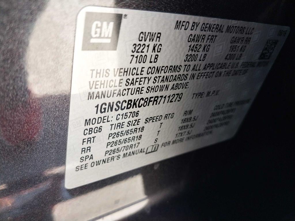 Chevrolet Tahoe LT 2WD 2015