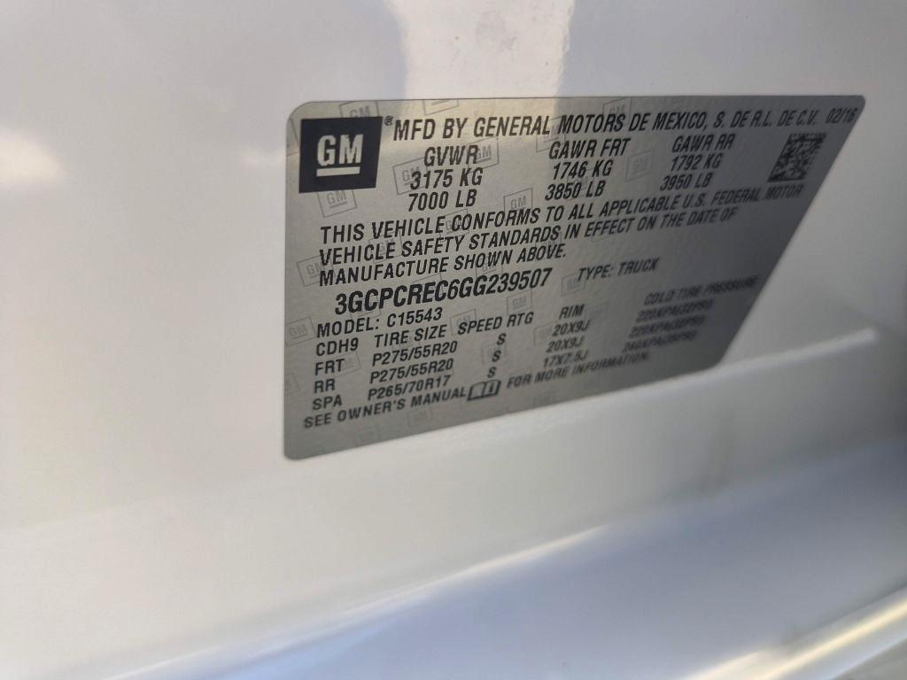 Chevrolet Silverado 1500 LT Crew Cab 2WD 2016