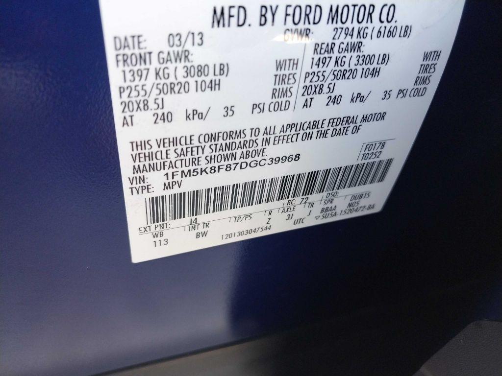Ford Explorer Limited 4WD 2013