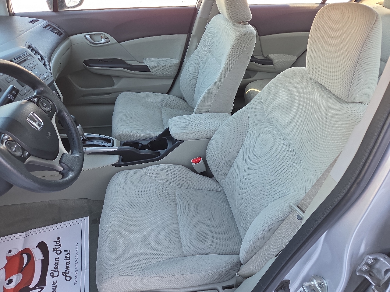 Honda Civic LX Sedan 5-Speed AT 2012