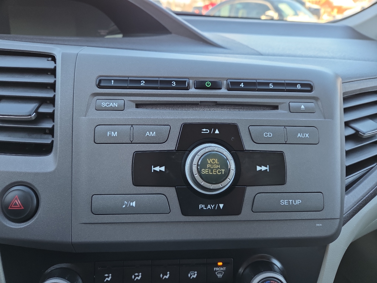 Honda Civic LX Sedan 5-Speed AT 2012