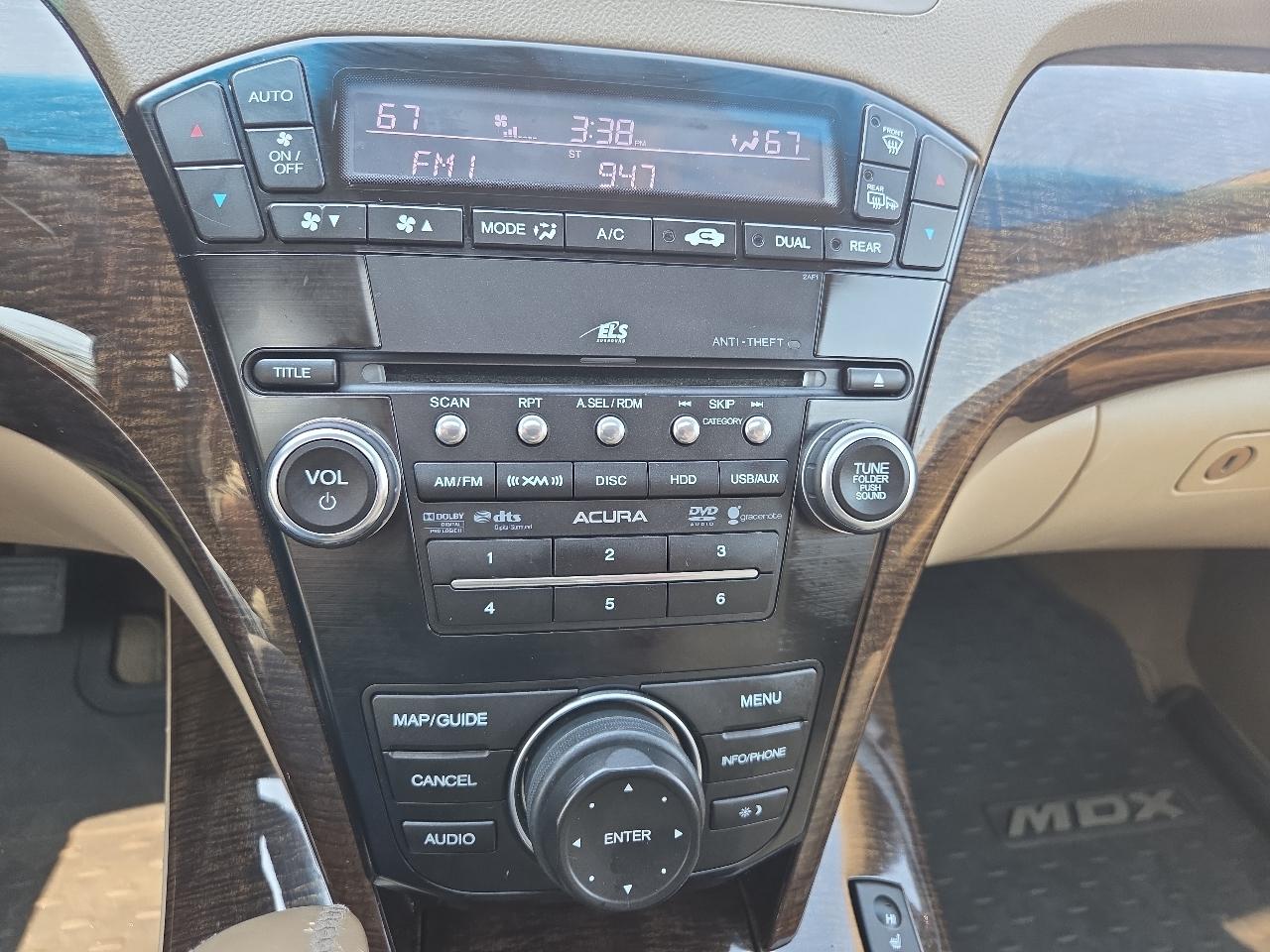 Acura MDX 6-Spd AT w/Tech Package 2013