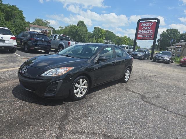 Black 2011 Mazda MAZDA3 Sedan Front-Wheel Drive Automatic