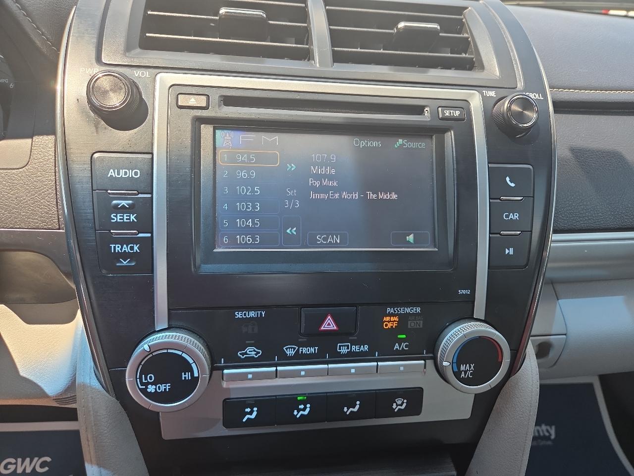 Toyota Camry LE 2012