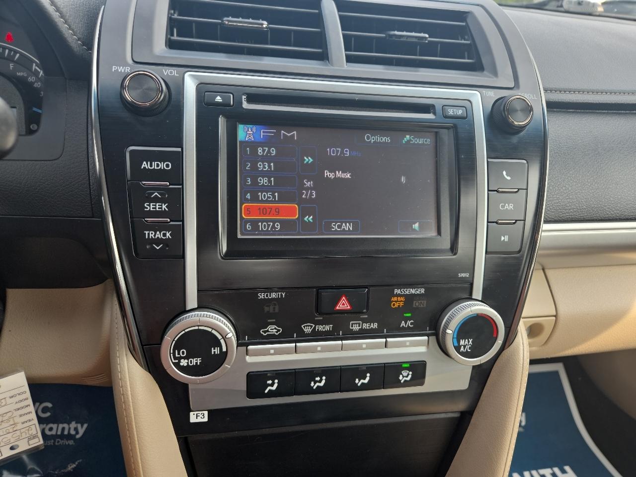 Toyota Camry LE 2012