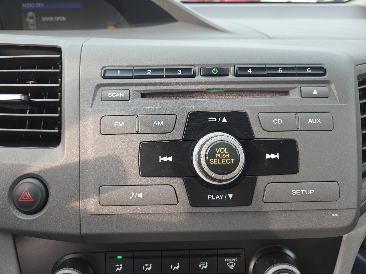 Honda Civic LX Sedan 5-Speed AT 2012