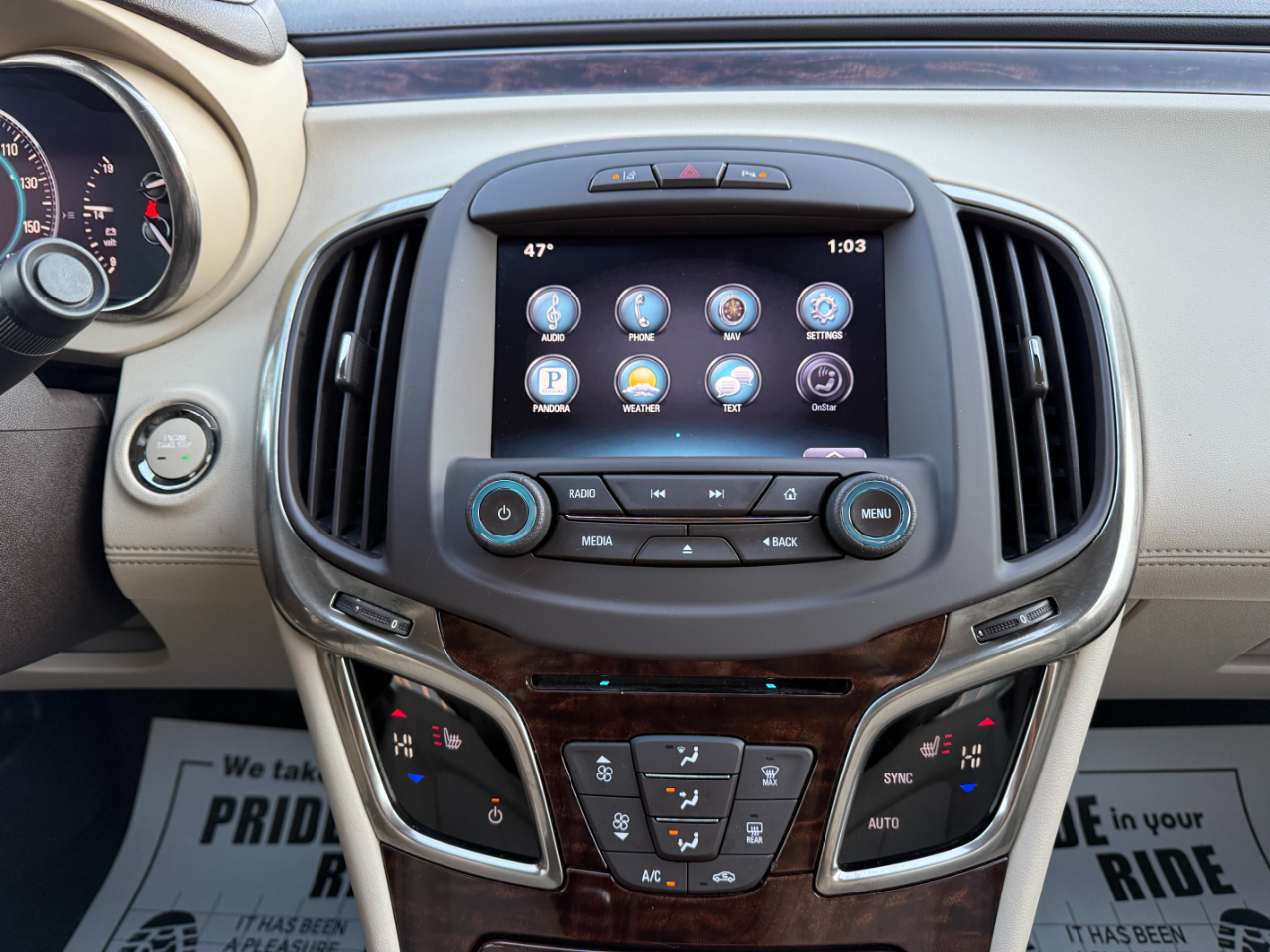 Buick LaCrosse Leather Package 2015