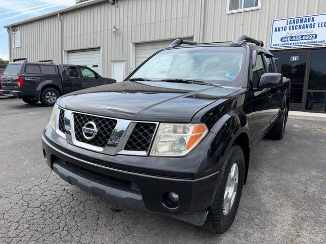 Black 2008 Nissan Frontier Pickup Truck Four-Wheel Drive 5-Speed Automatic