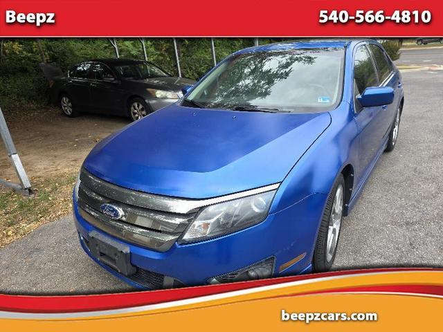 Blue 2011 Ford Fusion Sedan Front-Wheel Drive