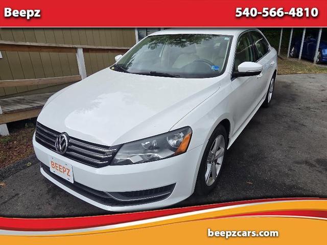 White 2014 Volkswagen Passat Sedan Front-Wheel Drive