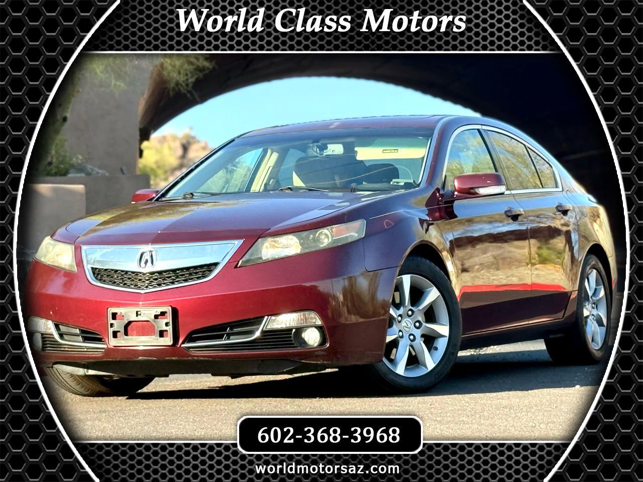 Acura TL 6-Speed AT with Tech Package and 18-In. WP 2012