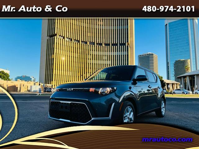 Gray 2023 Kia Soul Wagon