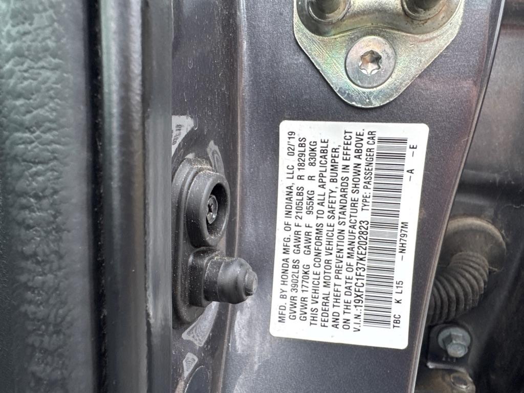 Honda Civic EX-T Sedan CVT 2019