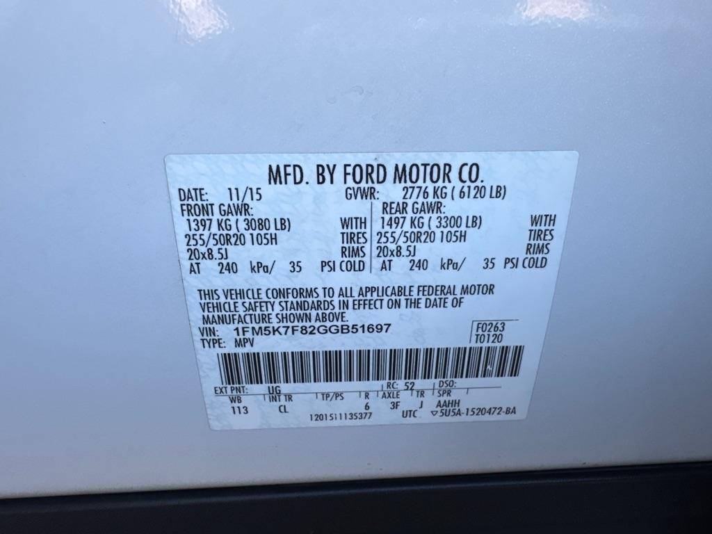 Ford Explorer Limited FWD 2016