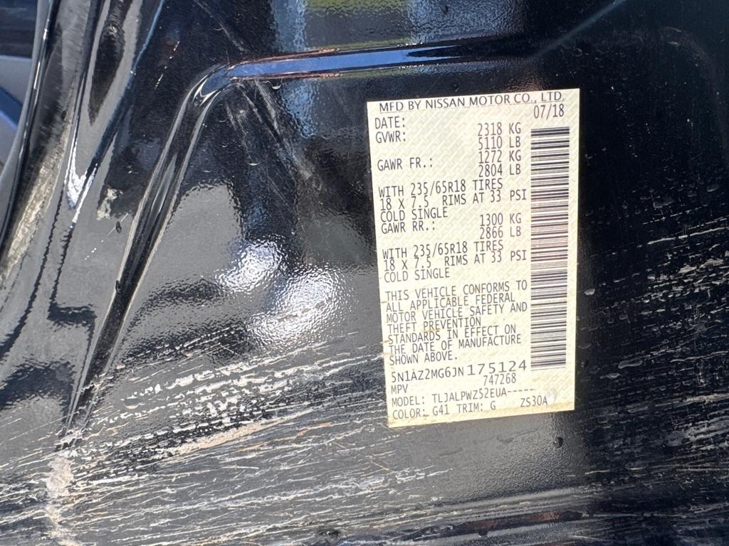 Nissan Murano S 2018