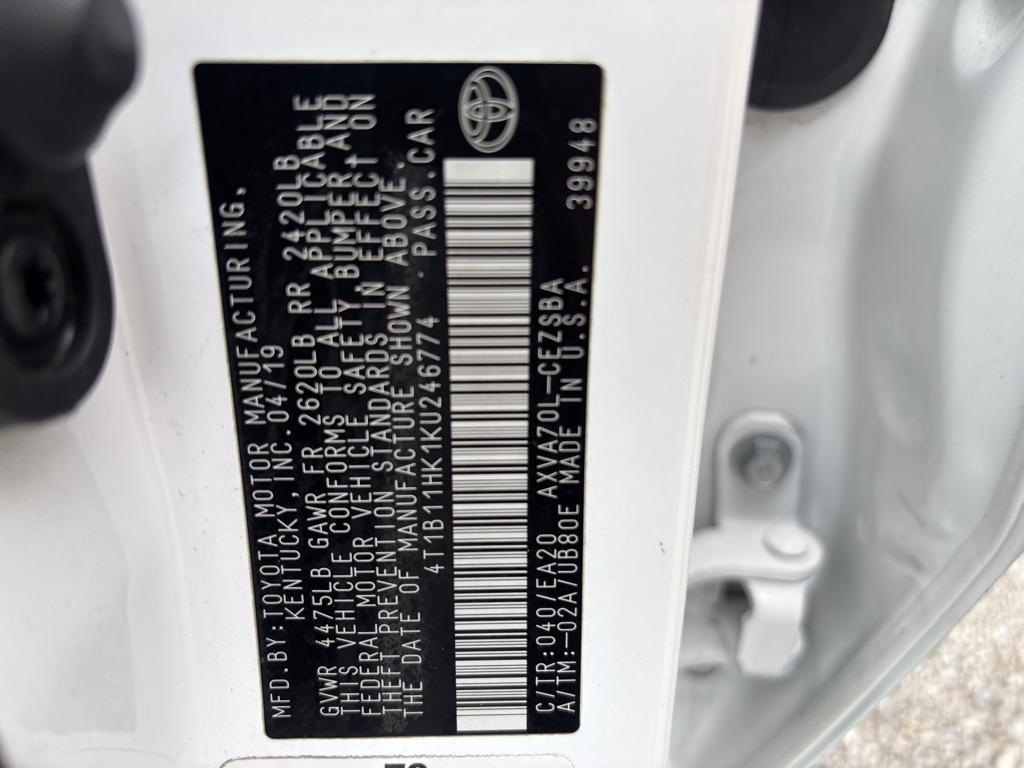 Toyota Camry SE 2019