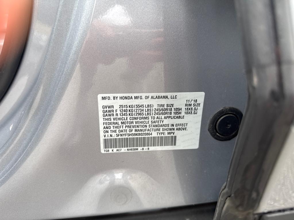 Honda Pilot EXL 2WD 2019