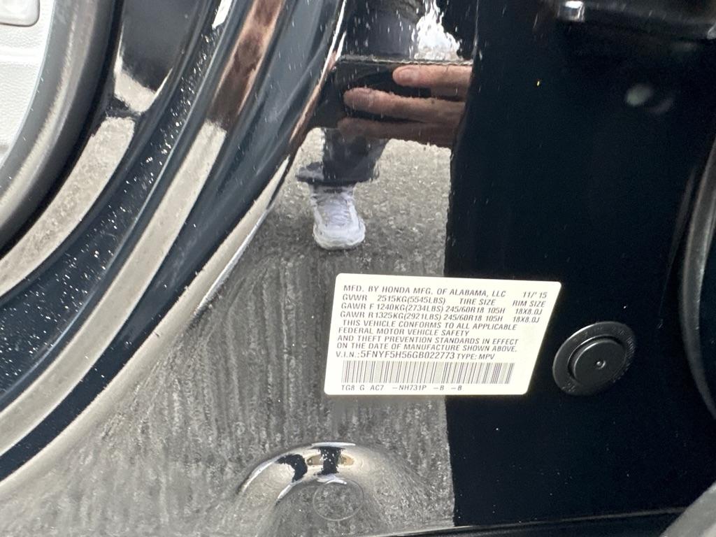 Honda Pilot EXL 2WD 2016