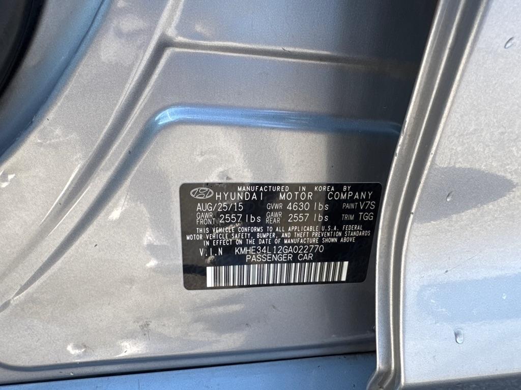 Hyundai Sonata Hybrid Limited 2016