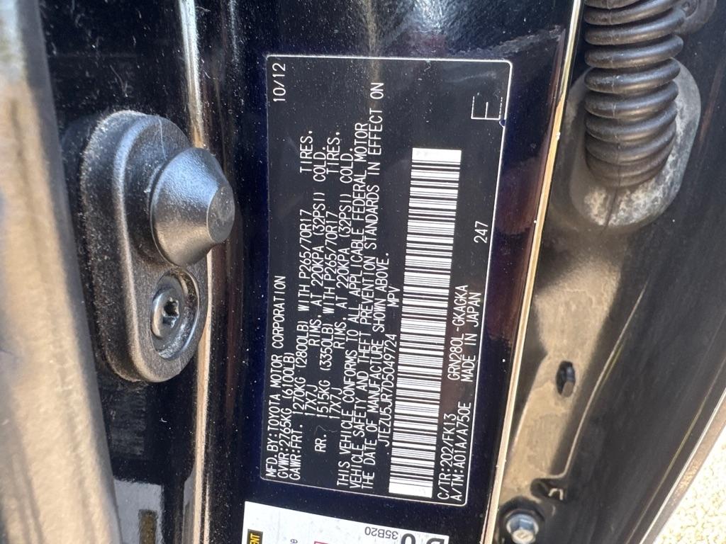 Toyota 4Runner SR5 2WD 2013