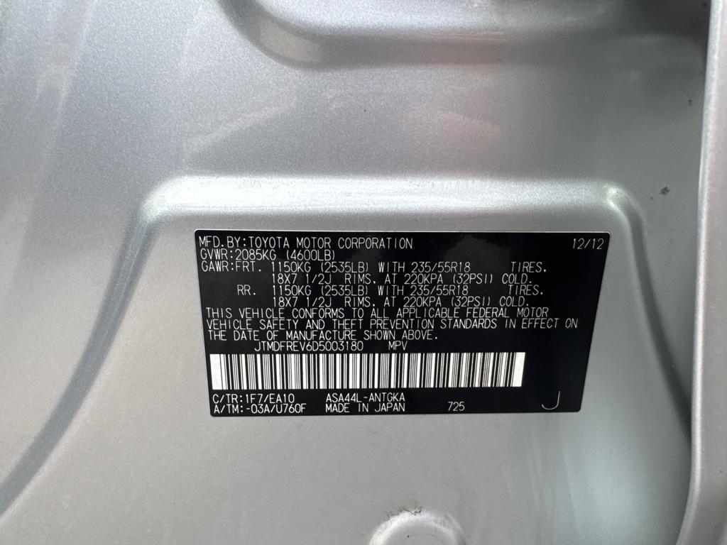 Toyota RAV4 Limited AWD 2013