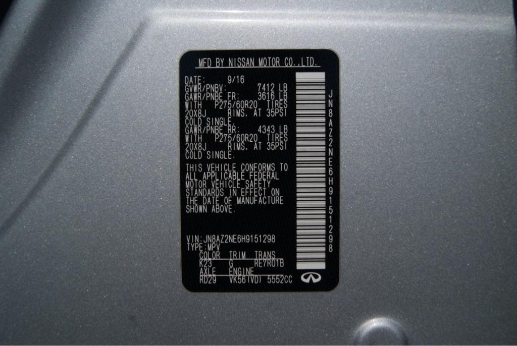 Infiniti QX80 4WD 2017