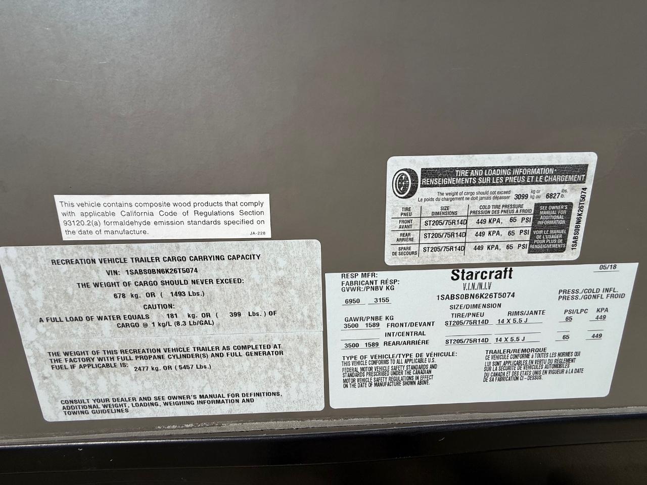 Starcraft RV Starcraft  2019