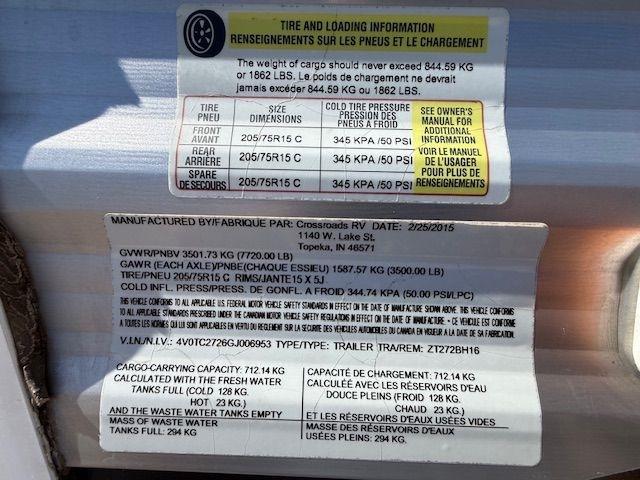 CrossRoads RV Z1  2016