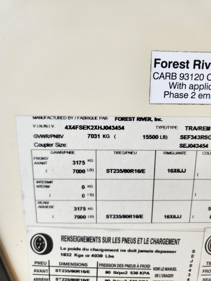 Forest River Sierra  2017