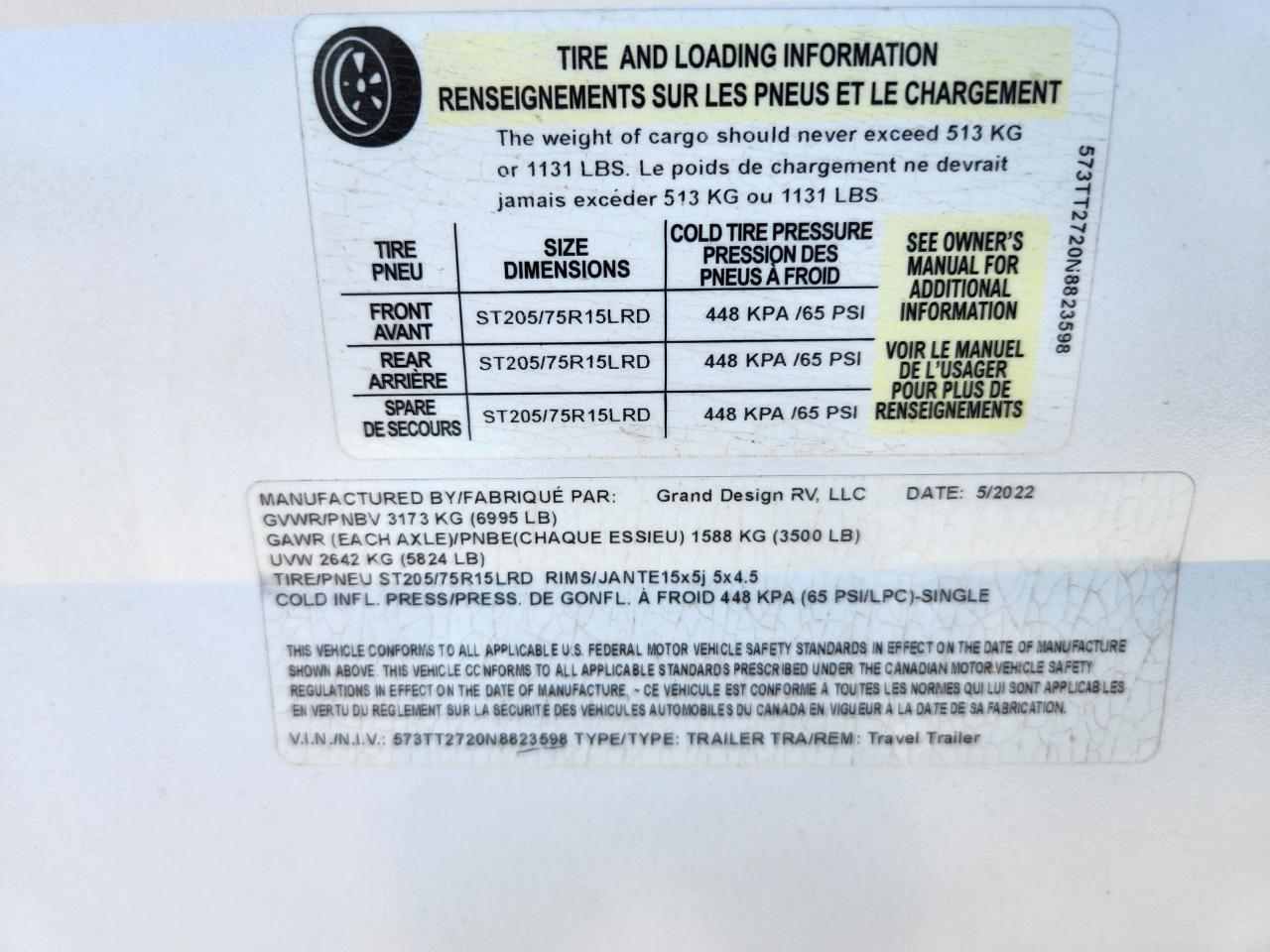 Grand Design Transcend  2022