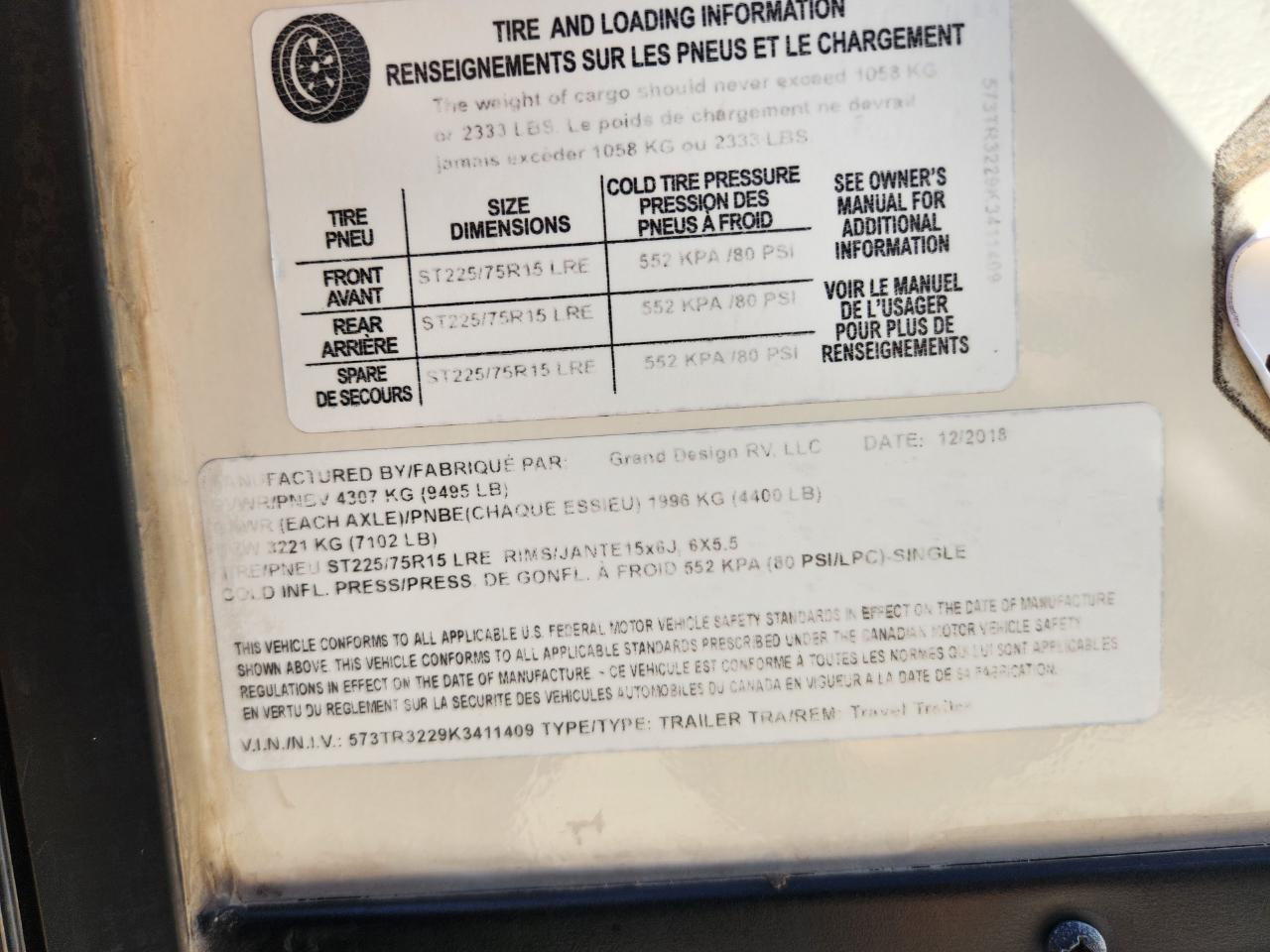 Grand Design Reflection  2019