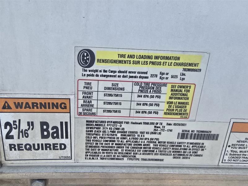 Haulmark Trailers of TX, Inc. Unknown  2021