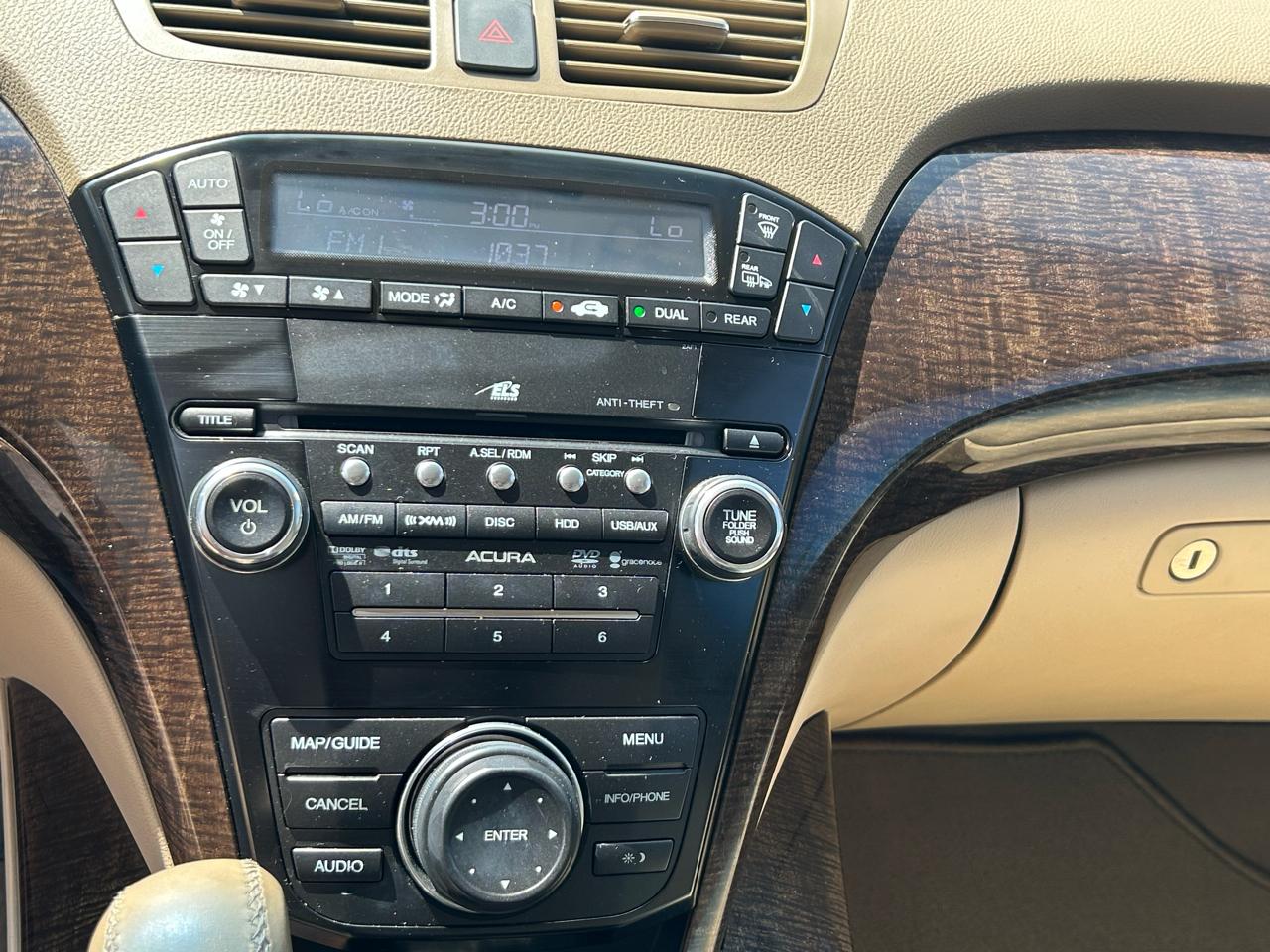 Acura MDX 6-Spd AT w/Tech Package 2011
