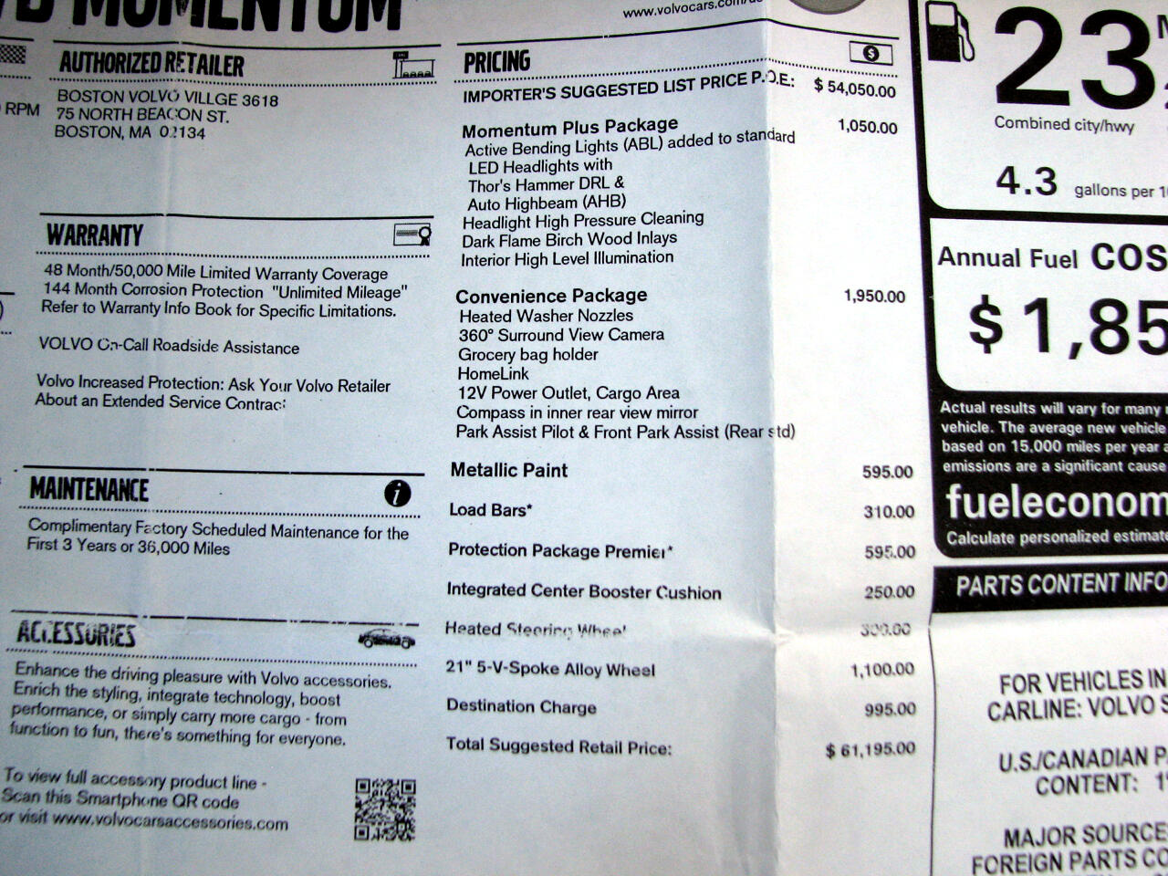 Volvo XC90 T6 Momentum AWD 2018