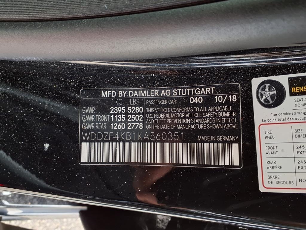 Mercedes-Benz E-Class  2019