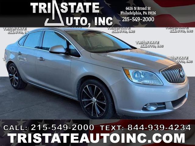 Silver 2016 Buick Verano Sport Touring FWD Sedan Front-Wheel Drive Automatic