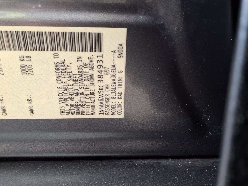 Nissan Maxima  2019 Nissan Maxima  2019