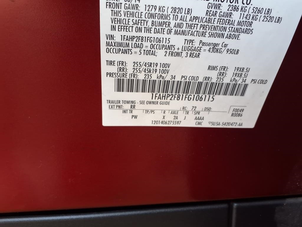 Ford Taurus  2015 Ford Taurus  2015