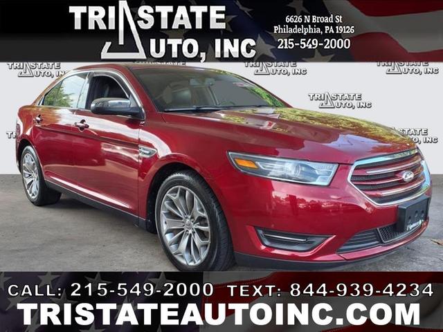 Red 2015 Ford Taurus Limited Sedan Front-Wheel Drive Automatic