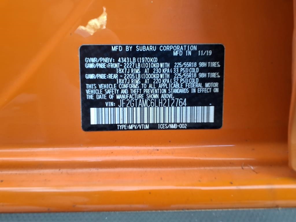 Subaru Crosstrek  2020