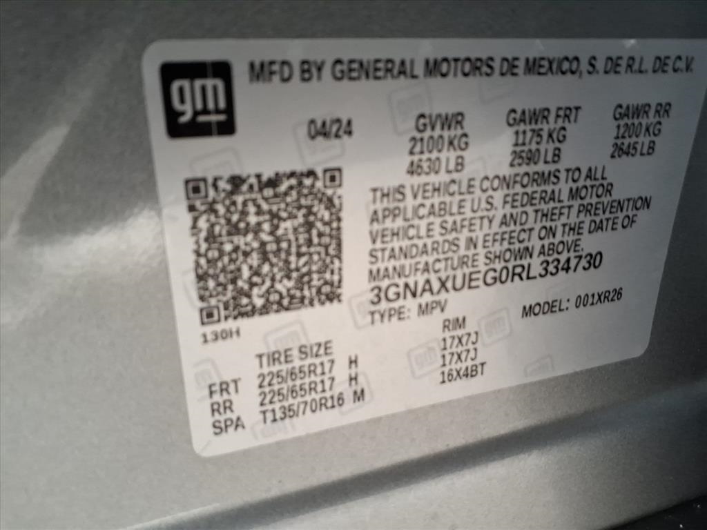 Chevrolet Equinox  2024 Chevrolet Equinox  2024