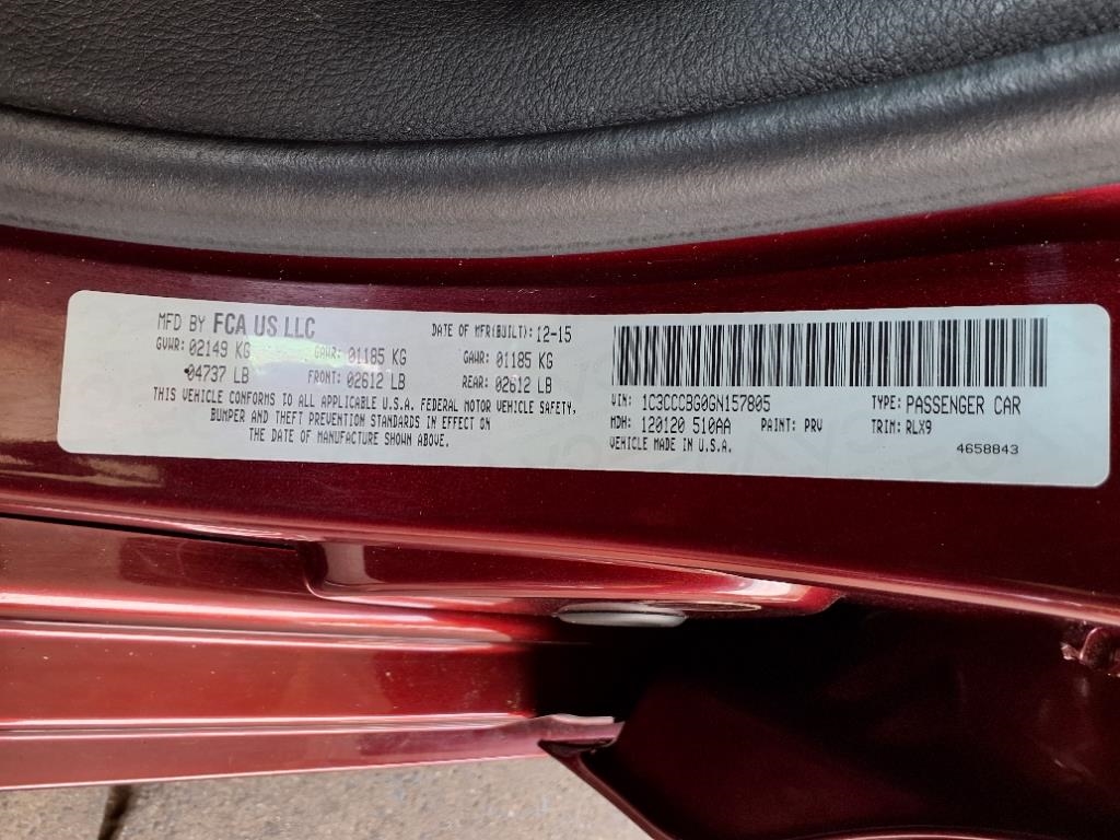 Chrysler 200  2016 Chrysler 200  2016