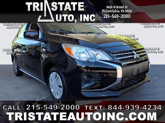 Black 2024 Mitsubishi Mirage ES FWD Hatchback Front-Wheel Drive Automatic