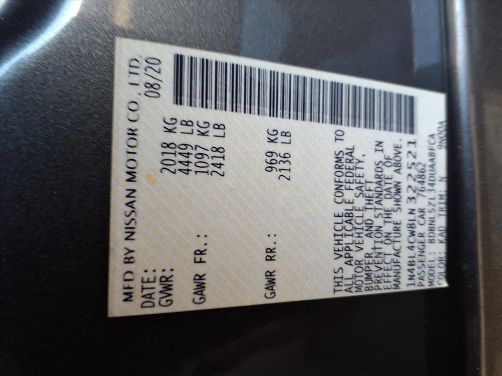 Nissan Altima  2020 Nissan Altima  2020