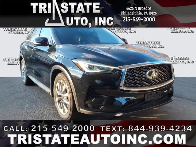 Black 2022 INFINITI QX50 Pure AWD SUV / Crossover All-Wheel Drive Automatic