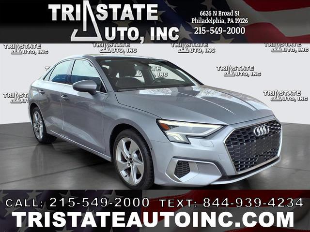 Silver 2024 Audi A3 40 TFSI Premium FWD Sedan Front-Wheel Drive Automatic