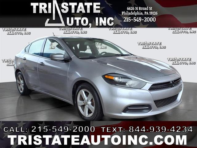 Gray 2015 Dodge Dart SXT FWD Sedan Front-Wheel Drive Automatic
