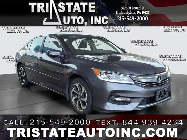 Gray 2017 Honda Accord EX FWD Sedan Front-Wheel Drive Automatic