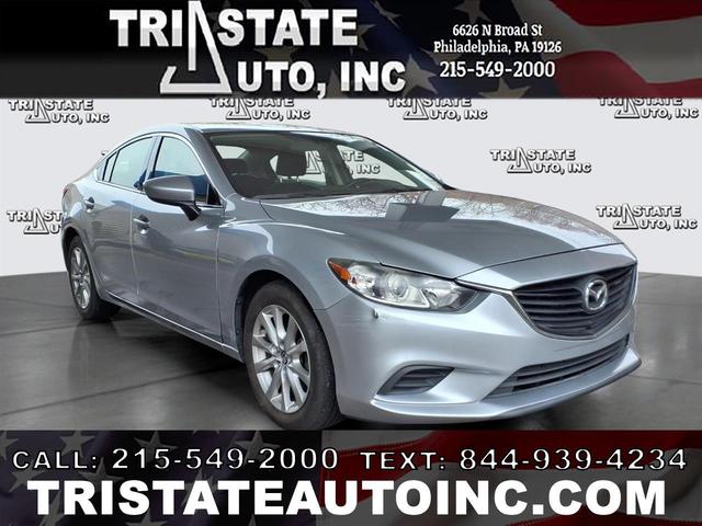 Silver 2016 Mazda MAZDA6 i Sport Sedan Front-Wheel Drive Automatic