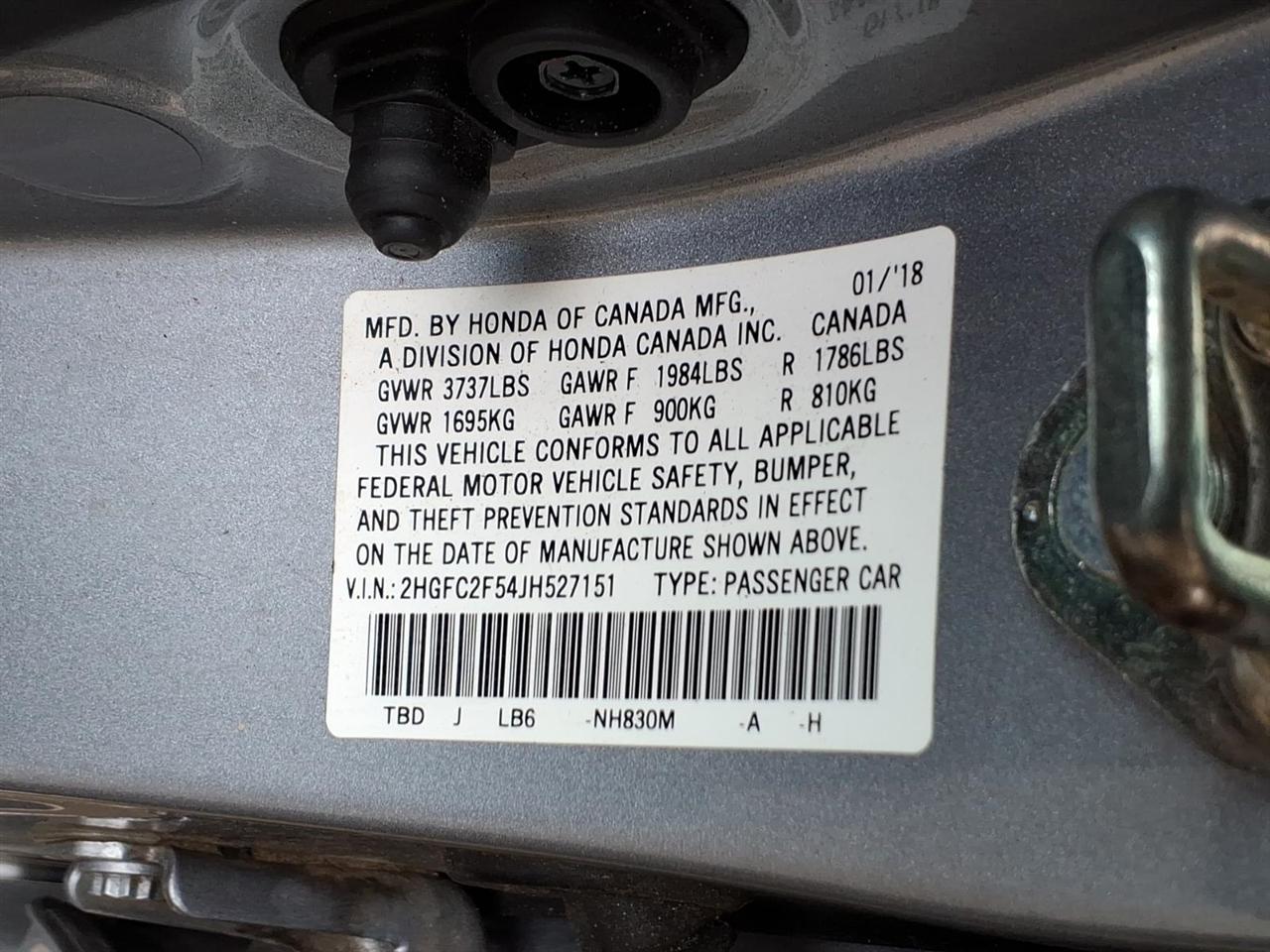 Honda Civic Sedan  2018